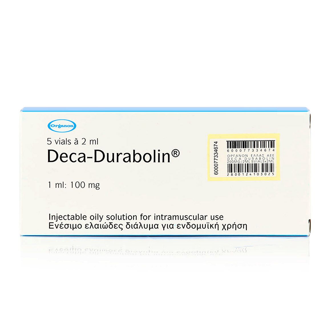 Deca Organon (жълта дека) Deca-Durabolin 5 ампули - Zob.BG