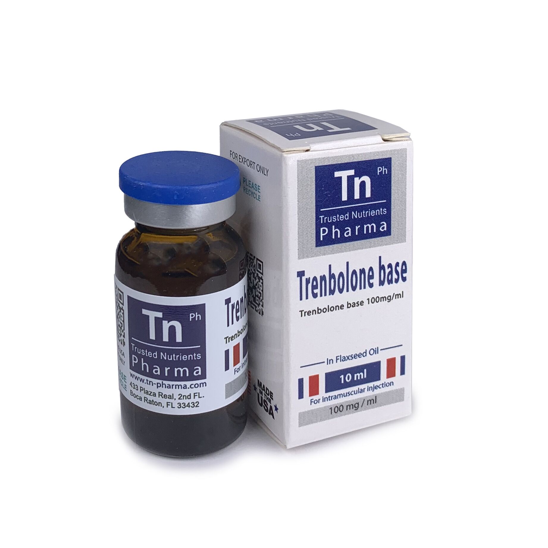 Тренболон база - TN Pharma USA (1000 mg, 100 mg/ml) - Zob.BG